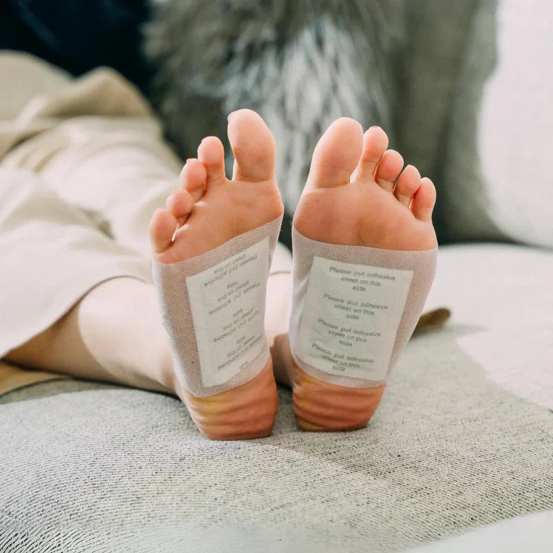 FootPads™ – Adesivo Detox para Pés - Elimina Toxinas, Diminui o Inchaço e Auxilia no Emagrecimento