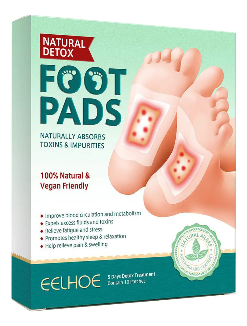 FootPads™ – Adesivo Detox para Pés - Elimina Toxinas, Diminui o Inchaço e Auxilia no Emagrecimento