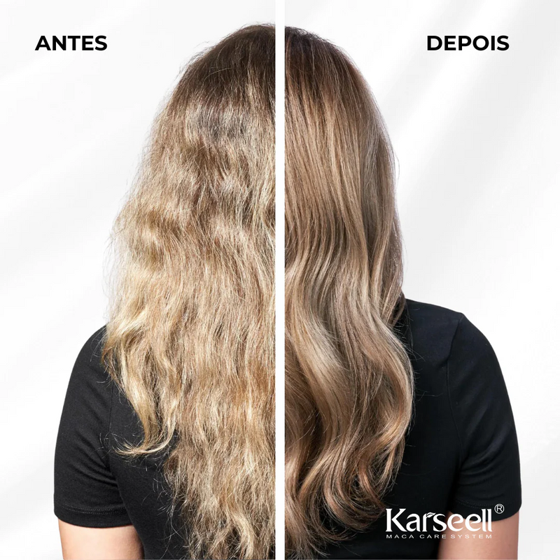 Karseell - Máscara de Colágeno Alemã 500g (Restauração Completa) + Brinde Óleo de Maca Essence